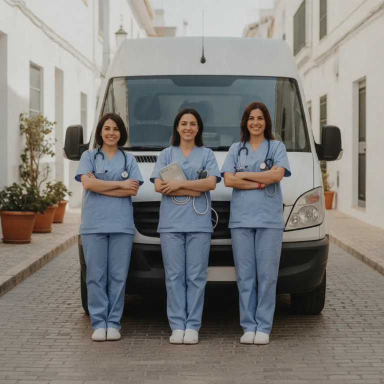 Matrona equipo en La Linea de la Concepcion